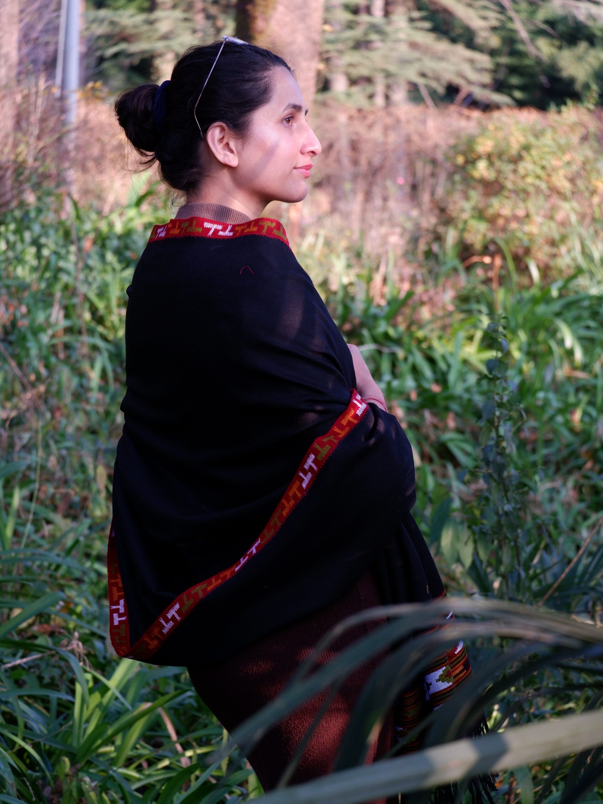 Pure Sheep Wool Kullu Shawl
