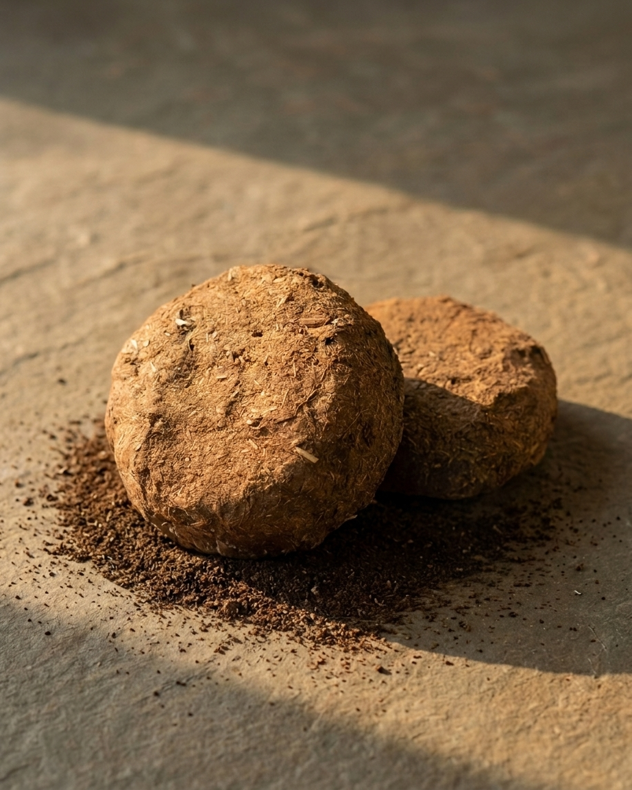 Cow Dung Cakes (Gobar k Uple)