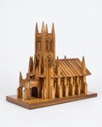 Christ Church Shimla bamboo miniature close-up detail