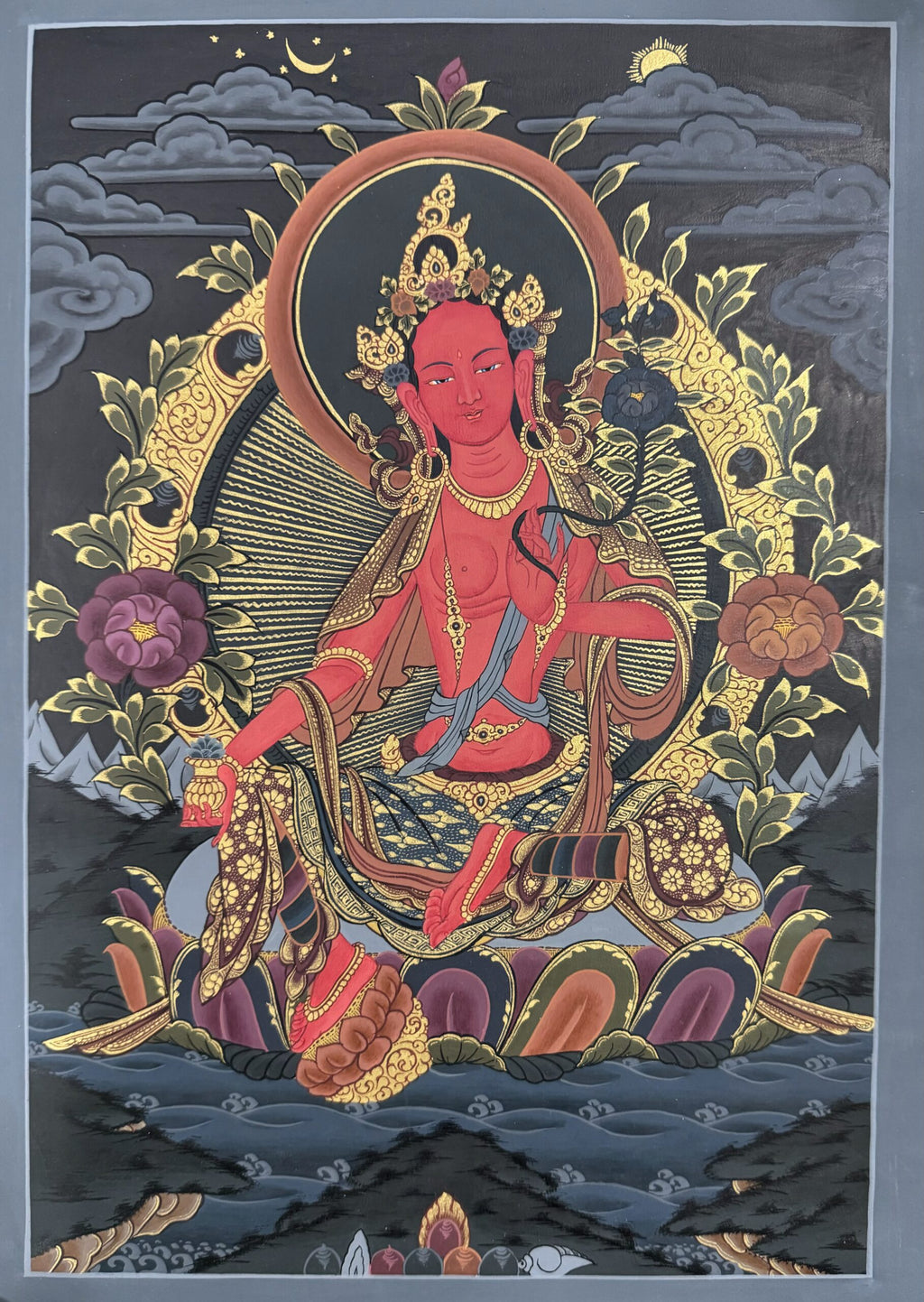 Red Tara Thangka Painting