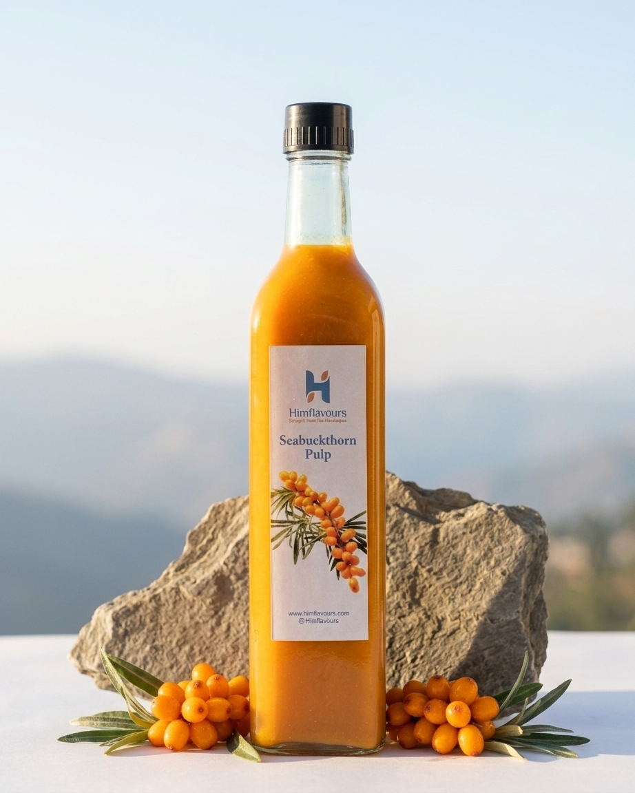 Sea Buckthorn Pulp – 100% Raw & Unwatered (Lahaul Valley)