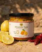 Homemade galgal pickle by Mountain Taste, Kullu – tangy hill lime pickle with jaggery