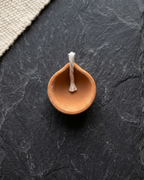 Handmade Clay Diyas with Cotton Wicks