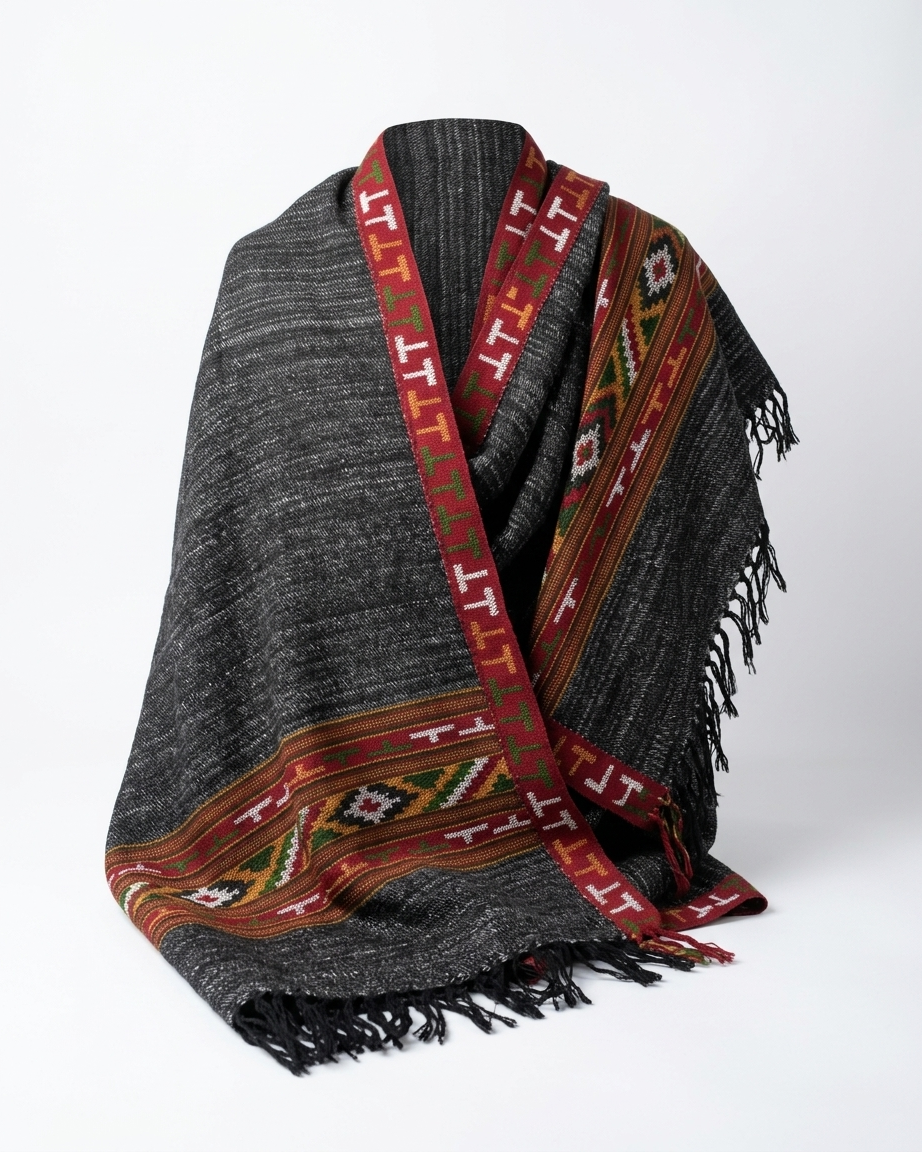 Kullu Handwoven Woollen Shawl