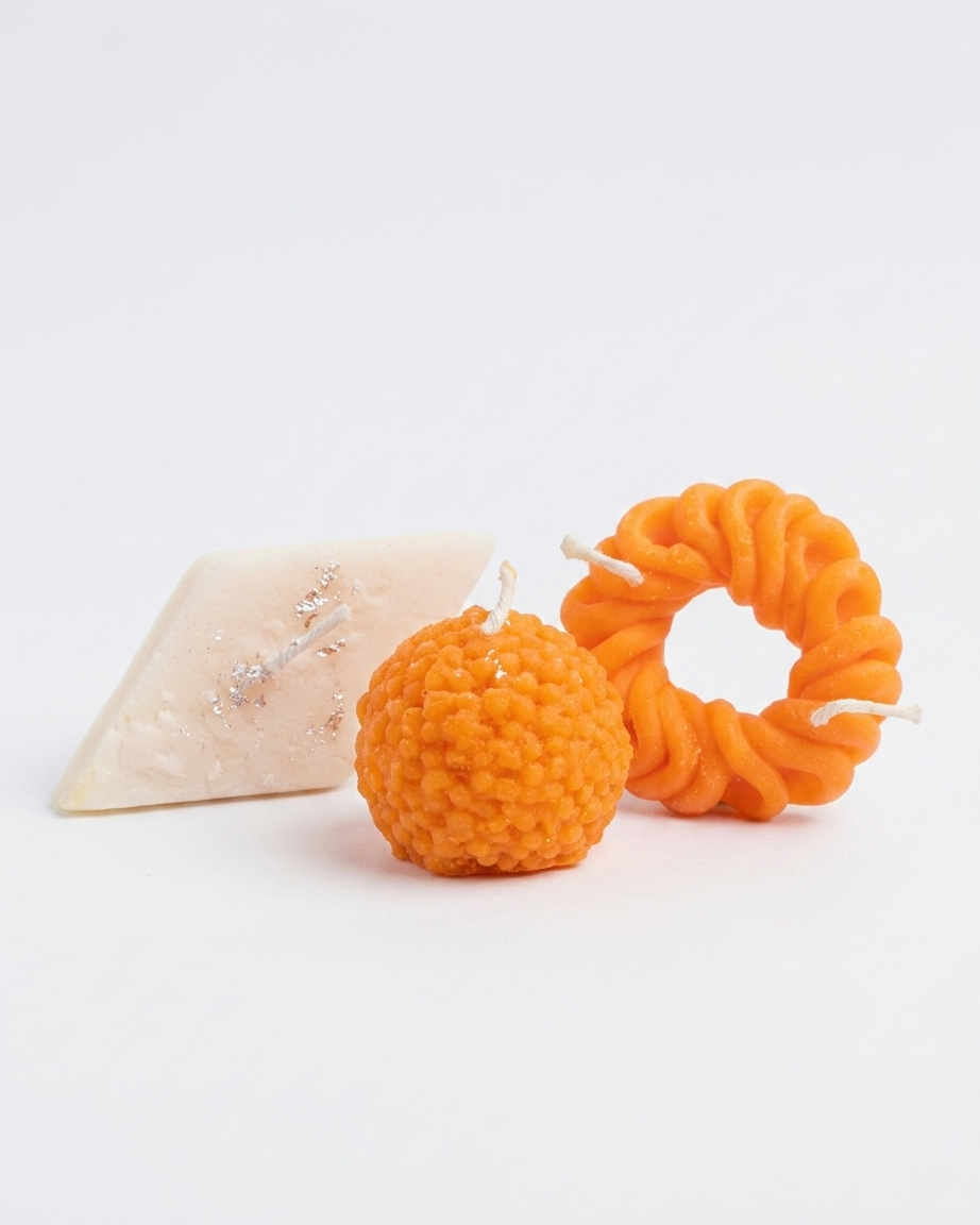 Festive Mithai Shaped Candles