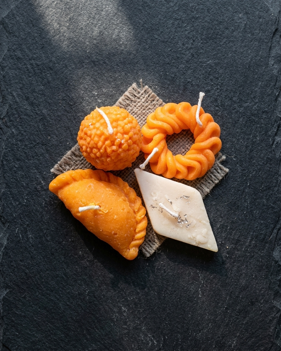 Festive Mithai Shaped Candles