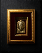 Framed Devta Mukh Metalcraft