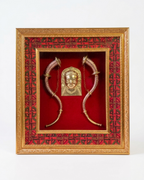 Framed Ransingha and Devta Mukh Metalcraft