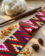 Kullu Border Patti – Traditional Geometric Fabric Trim (8.5 cm)