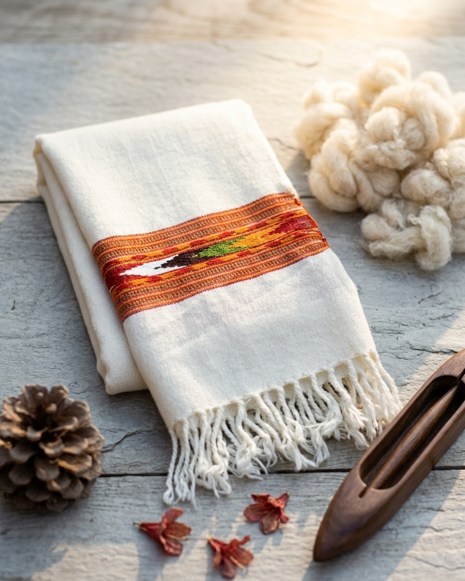 Handwoven Woollen Muffler