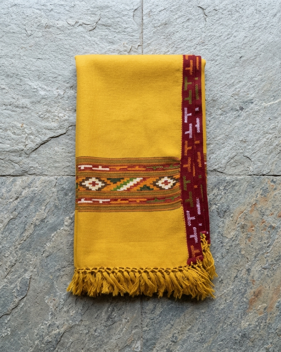 Kullu Handwoven Woollen Shawl
