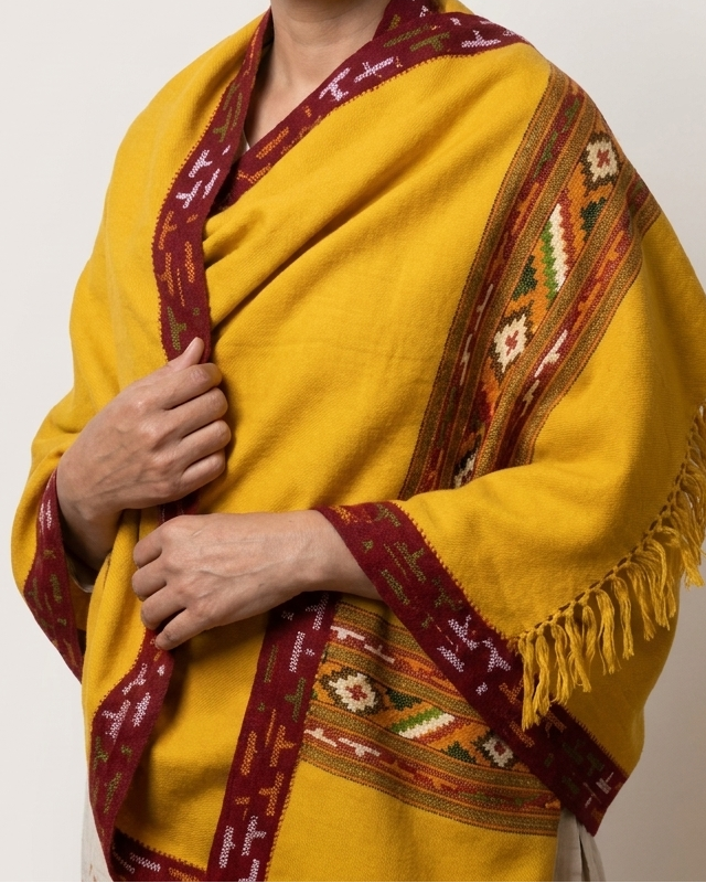 Kullu Handwoven Woollen Shawl