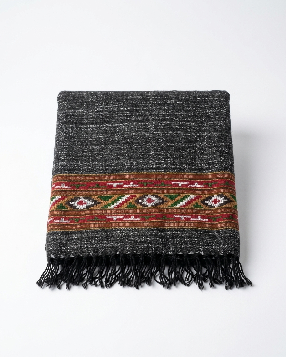 Kullu Handwoven Woollen Shawl