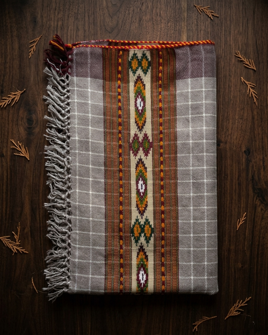 Kullu Handwoven Woollen Stole