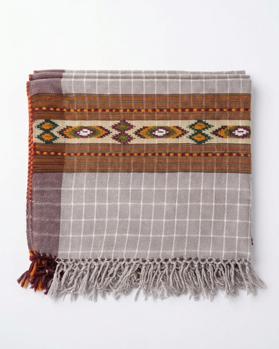 Kullu Handwoven Woollen Stole