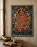 Red Tara Thangka Painting