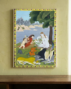 Shiva and Parvati Filtering Bhang