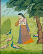Woman Playing Tanpura