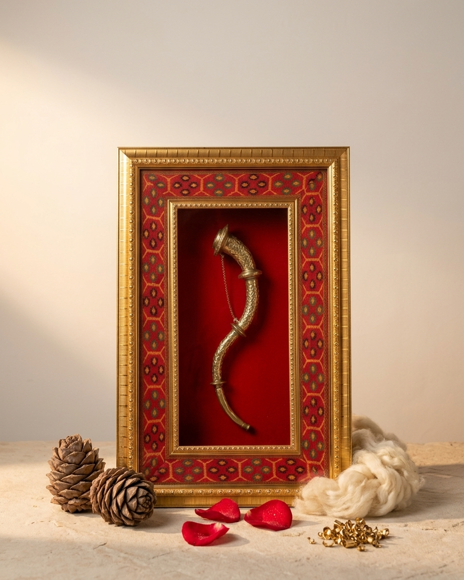 Framed Himachali Ransingha/ Haransingha
