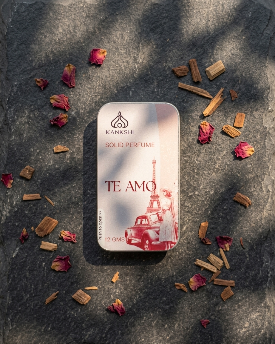 Kankshi Solid Perfume – Natural Beeswax Fragrance Balm