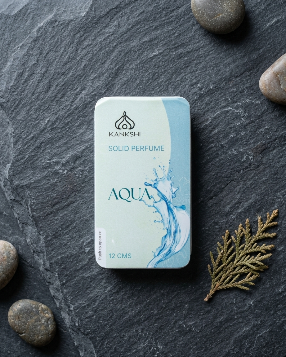 Kankshi Solid Perfume – Natural Beeswax Fragrance Balm