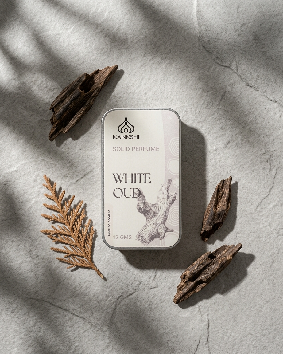 Kankshi Solid Perfume – Natural Beeswax Fragrance Balm