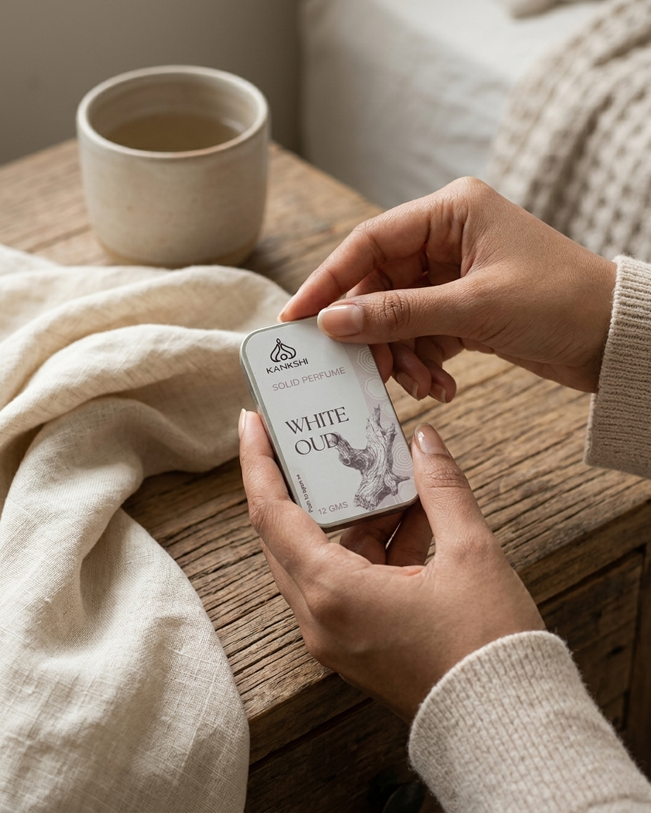 Kankshi Solid Perfume – Natural Beeswax Fragrance Balm