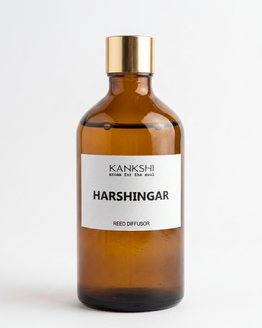Kankshi Reed Diffuser 100ml – Premium Handcrafted Aroma for the Soul | Himalayan Fragrance from Palampur, Himachal Pradesh