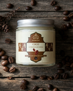 Kankshi Coco Coffee Massage Candle – Handpoured Natural Wellness