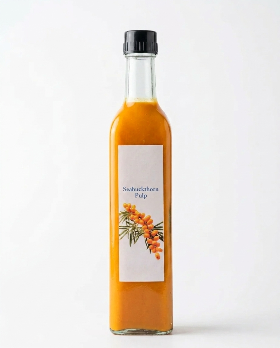 Sea Buckthorn Pulp – 100% Raw & Organic (Lahaul Spiti)| Pure Himalayan Berry Juice with Omega-7 & Vitamin C