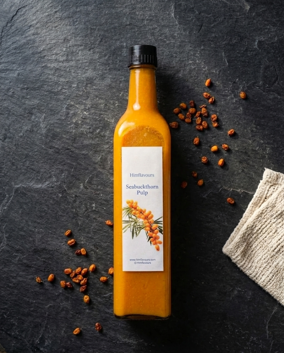 Sea Buckthorn Pulp – 100% Raw & Organic (Lahaul Spiti)| Pure Himalayan Berry Juice with Omega-7 & Vitamin C