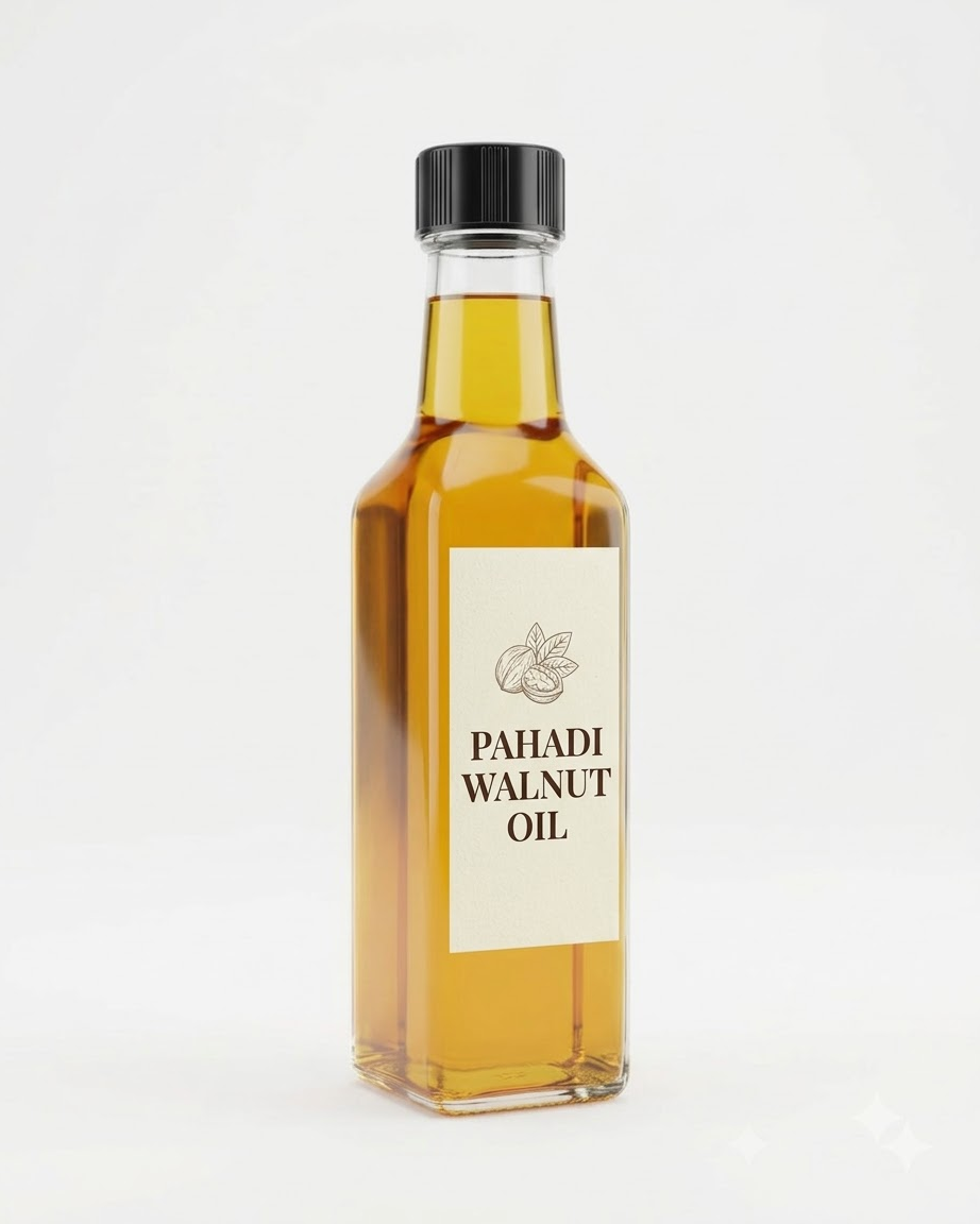 Pure walnut oil for skin 100 ml bottle – natural akhrot oil – Himflavours