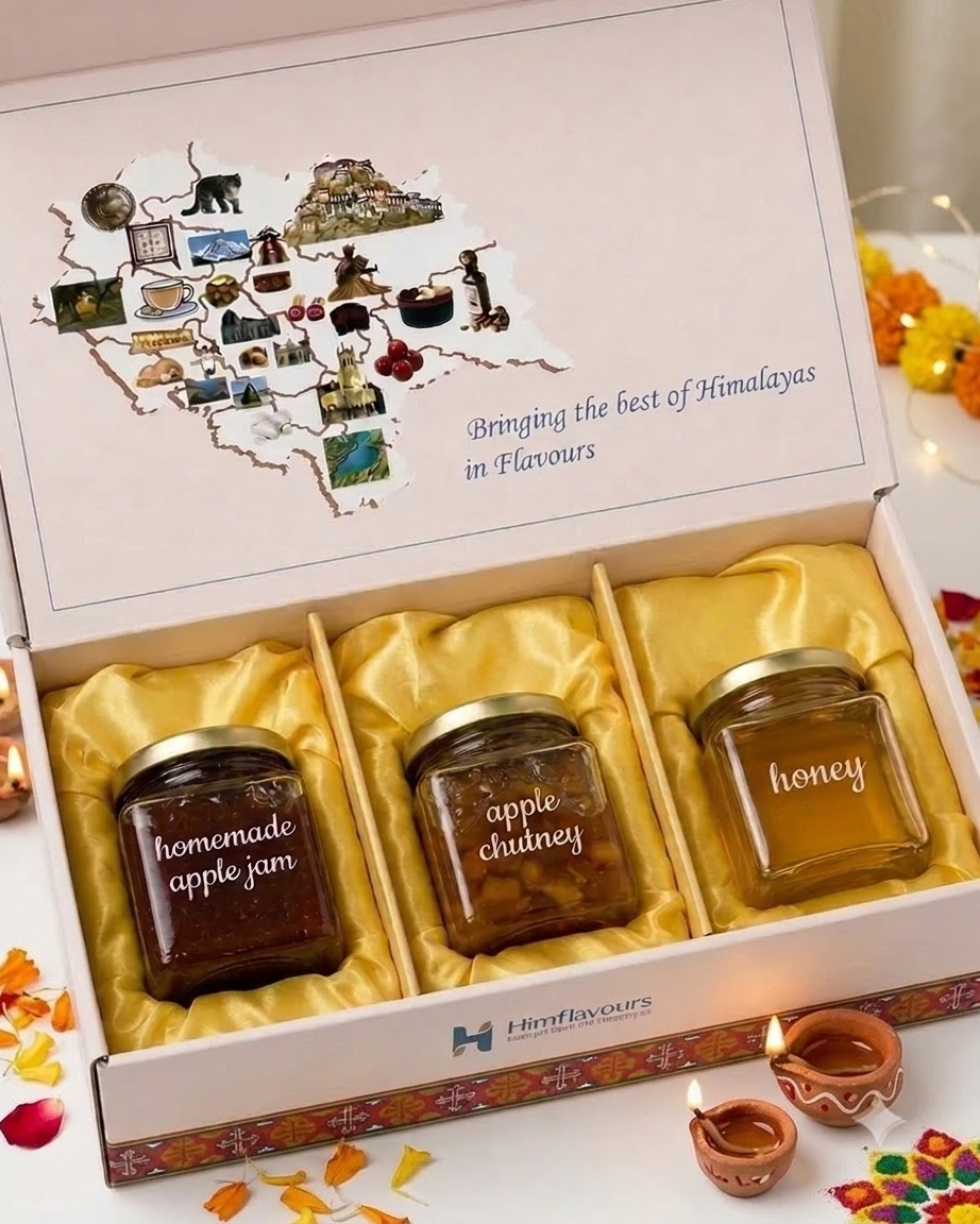 Jam, Apple Chutney & Honey Gift Pack by Himflavours