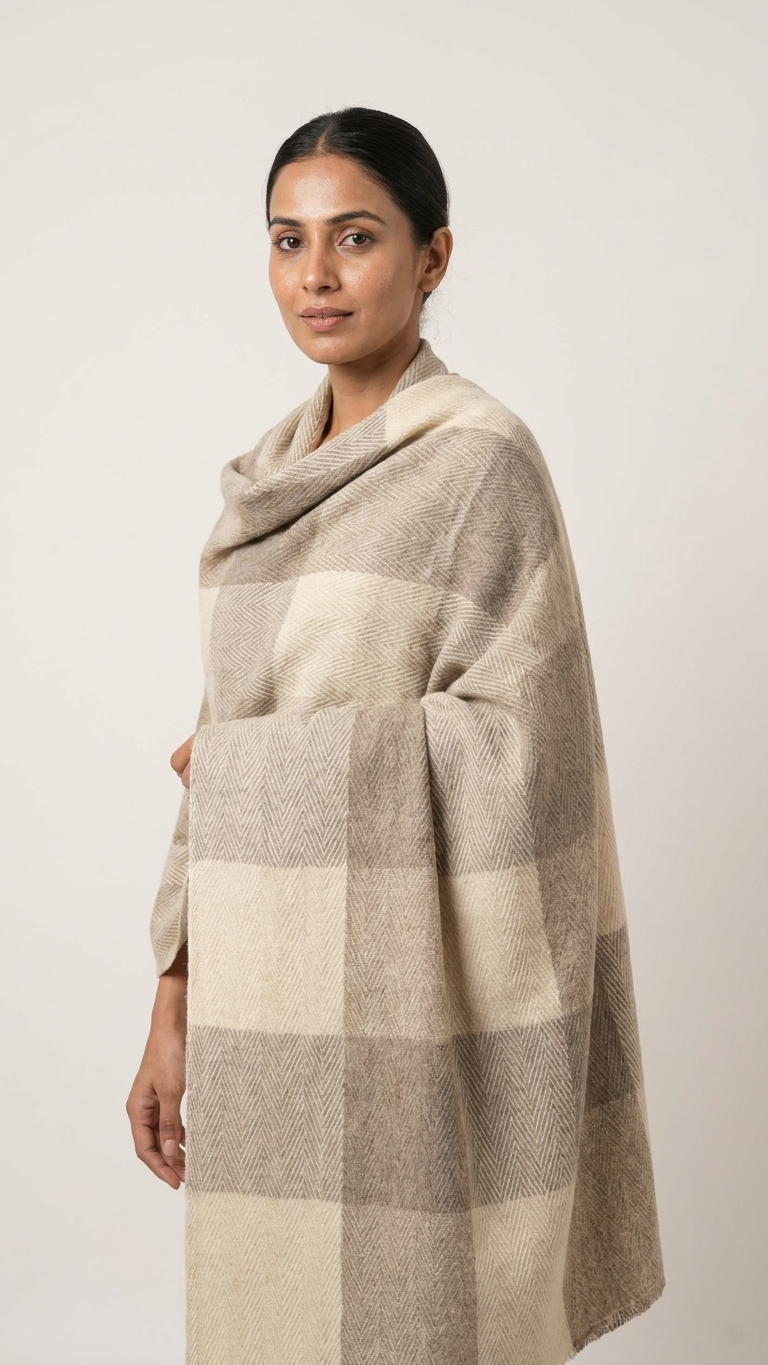 Pure Angora Wool Stole